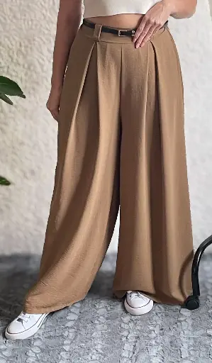 Hlače Emma - rjave